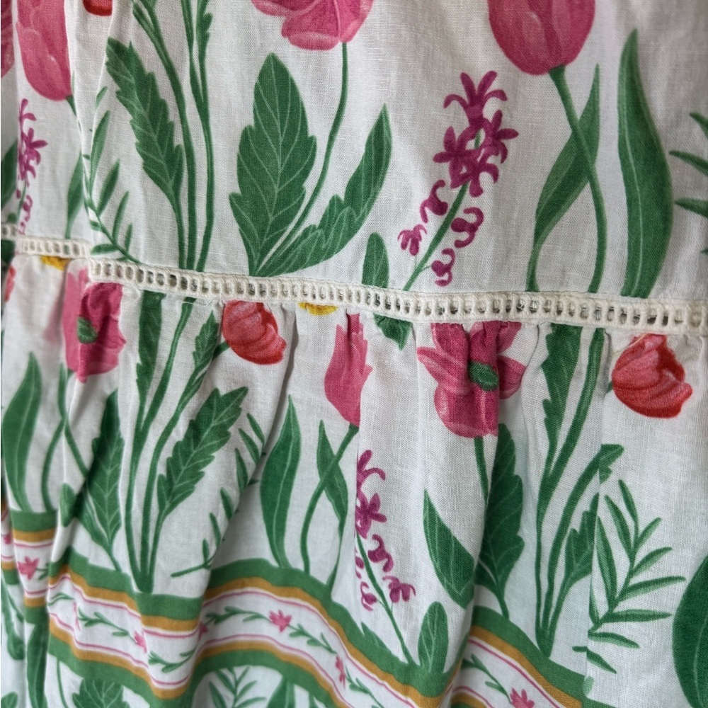 Rachel Zoe Linen Blend floral midi skirt - Picture 4 of 10